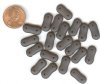 20 4x16mm Two Hole Spacer - Matte Black